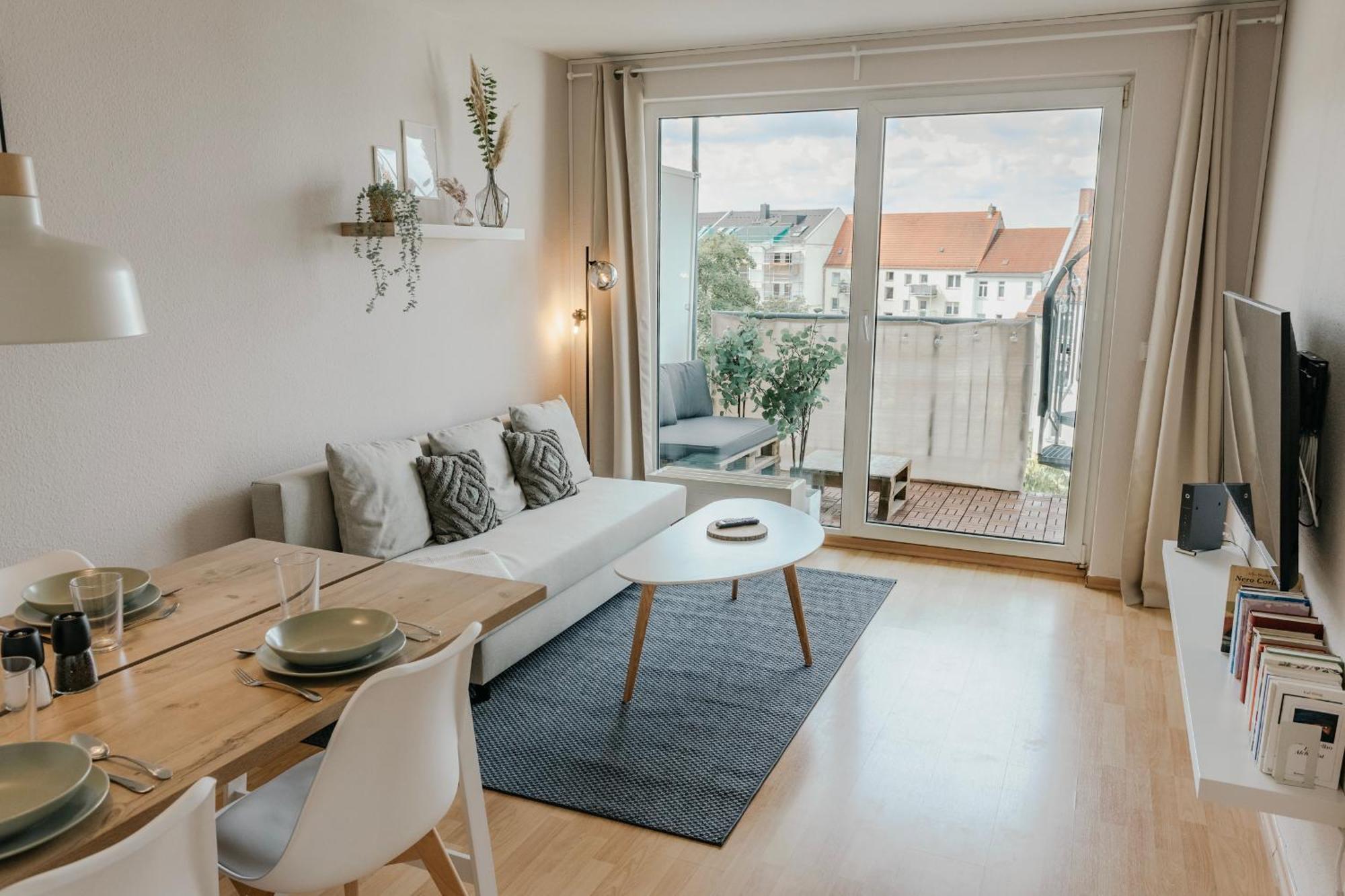 Traber Apartments 1 Sz Zentral Ruhig Balkon 莱比锡 外观 照片